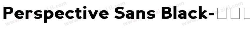 Perspective Sans Black字体转换